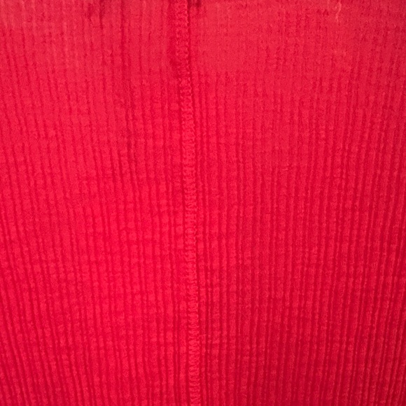 Michael Stars NWT Red Button-Up V-Neck Cardigan - Picture 9 of 9